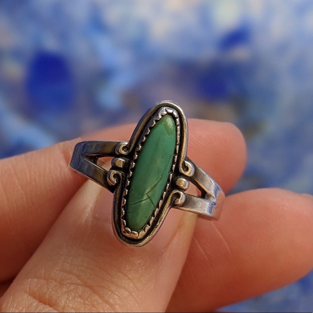 Genuine Turquoise Native American Ring